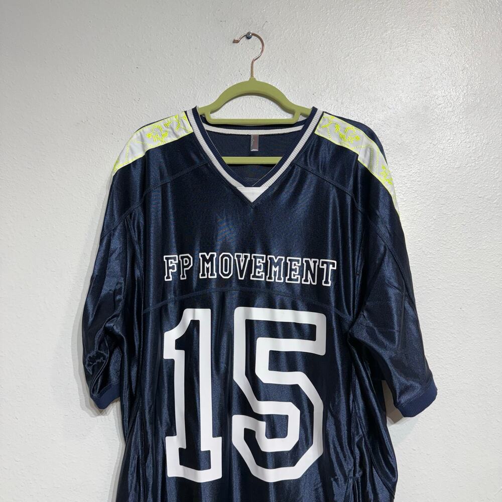 Free People Movement Navy Combo Happy Camper Tee Shirt Maxi Dress Sz S - Picture 3 of 12